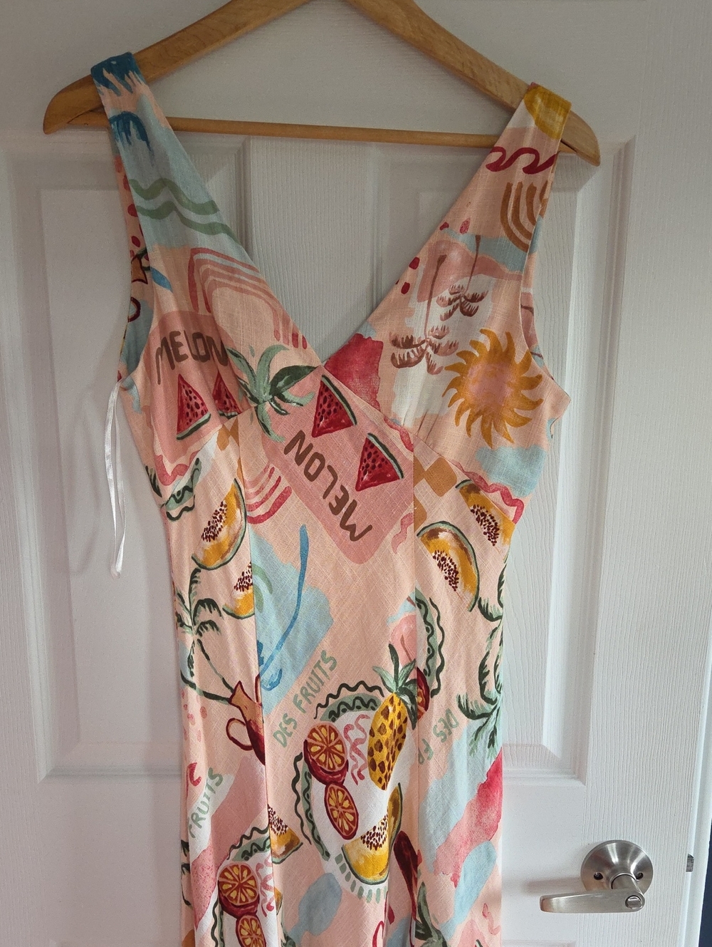 Paper Heart Linen Dress Medium